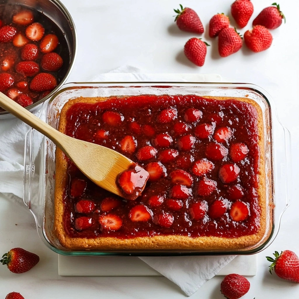  Strawberry Poke Cake Recipe 3