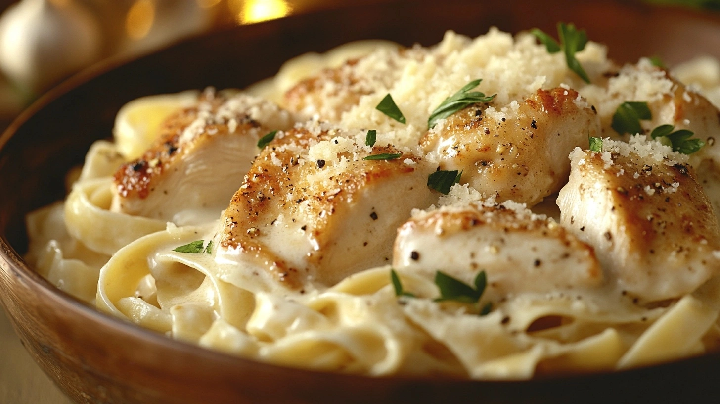 Garlic Parmesan Chicken Pasta