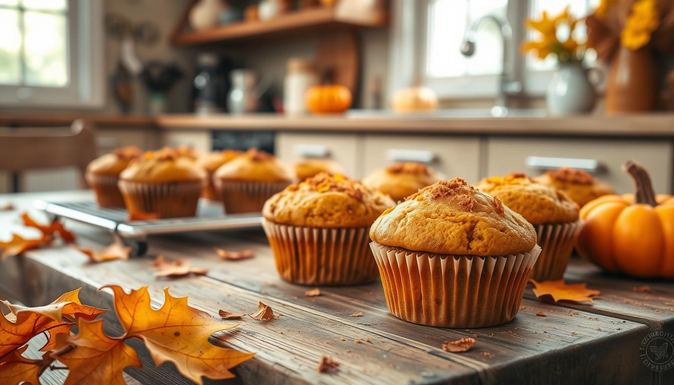 Pumpkin Banana Muffins