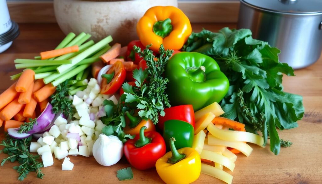 Vegetable Soup Ingredients