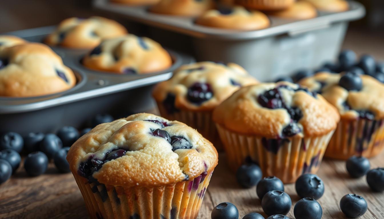 buttermilk blueberry muffins