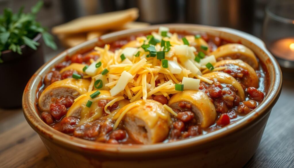 chili dog casserole