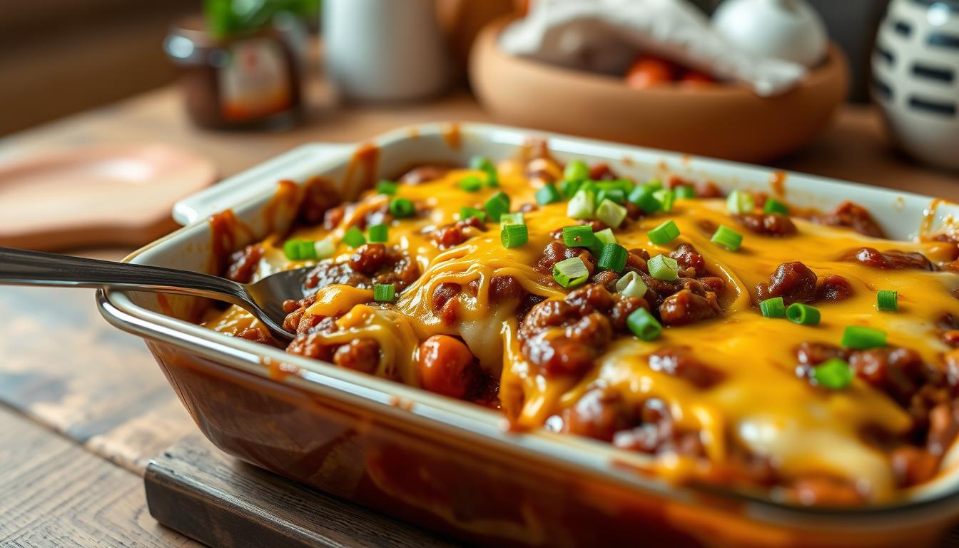 chili dog casserole