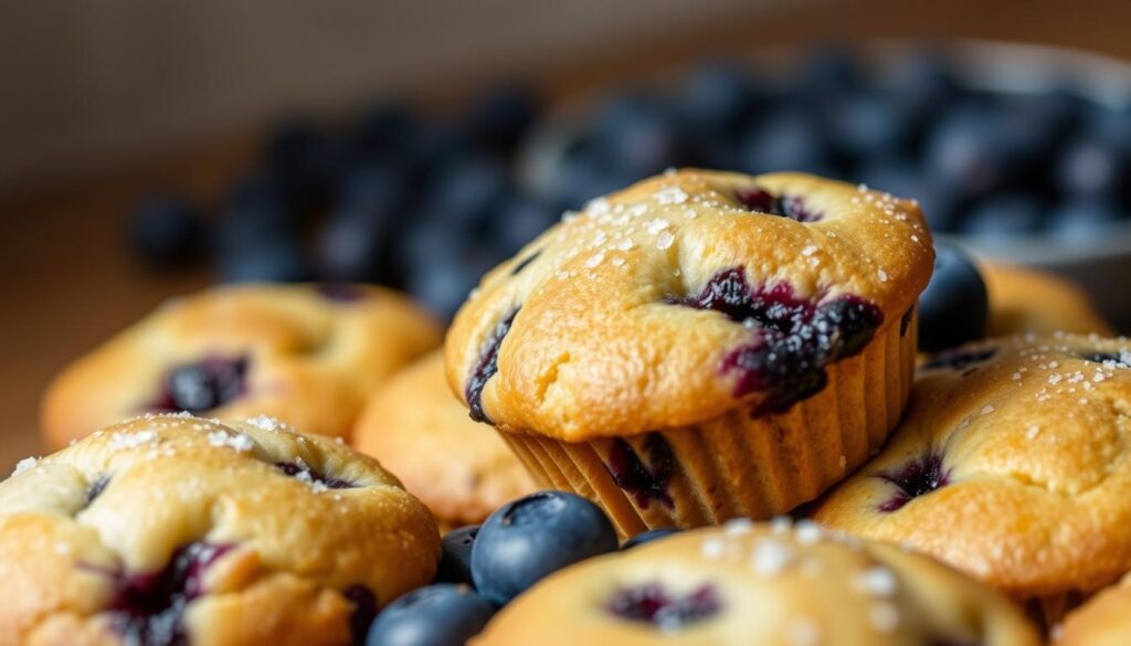 mini blueberry muffins