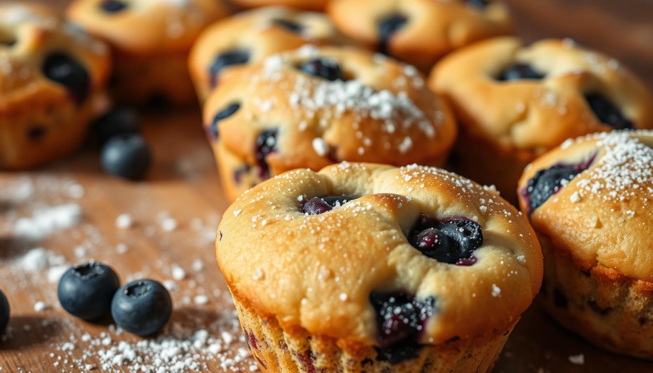 mini blueberry muffins​