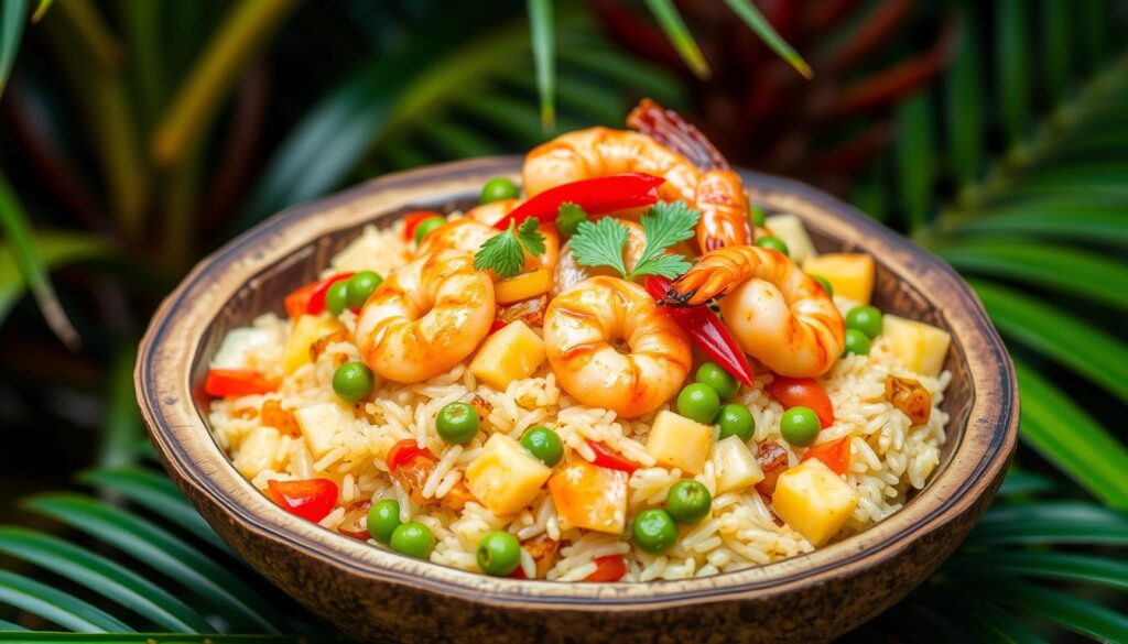 pineapple shrimp fried rice