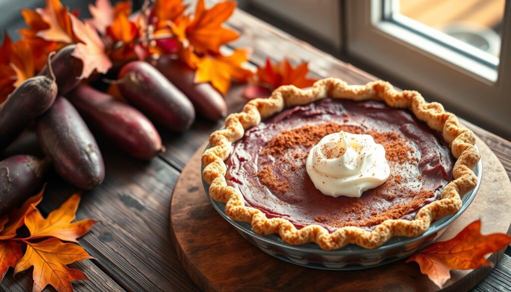 purple sweet potato pie