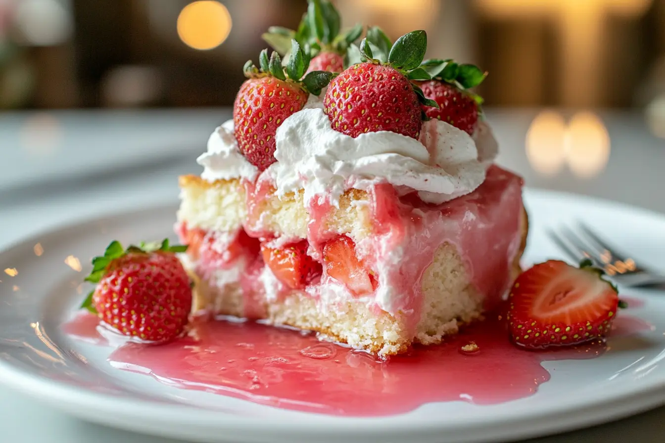 Strawberry Poke Cake Recipe 1