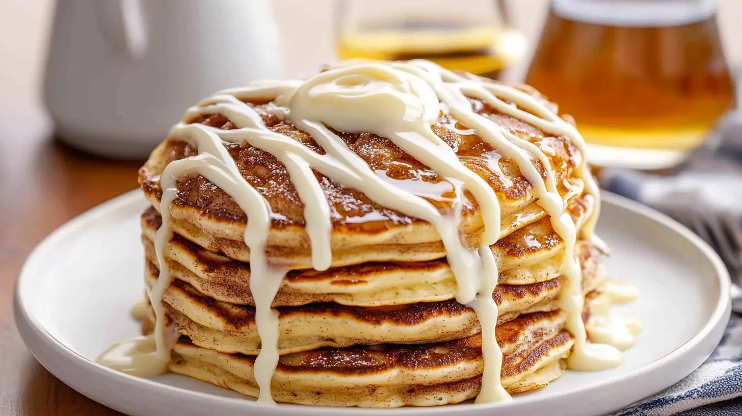 Cinnamon Roll Pancakes