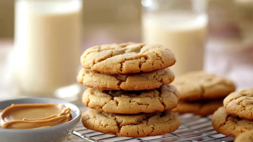 4 ingredient peanut butter cookies