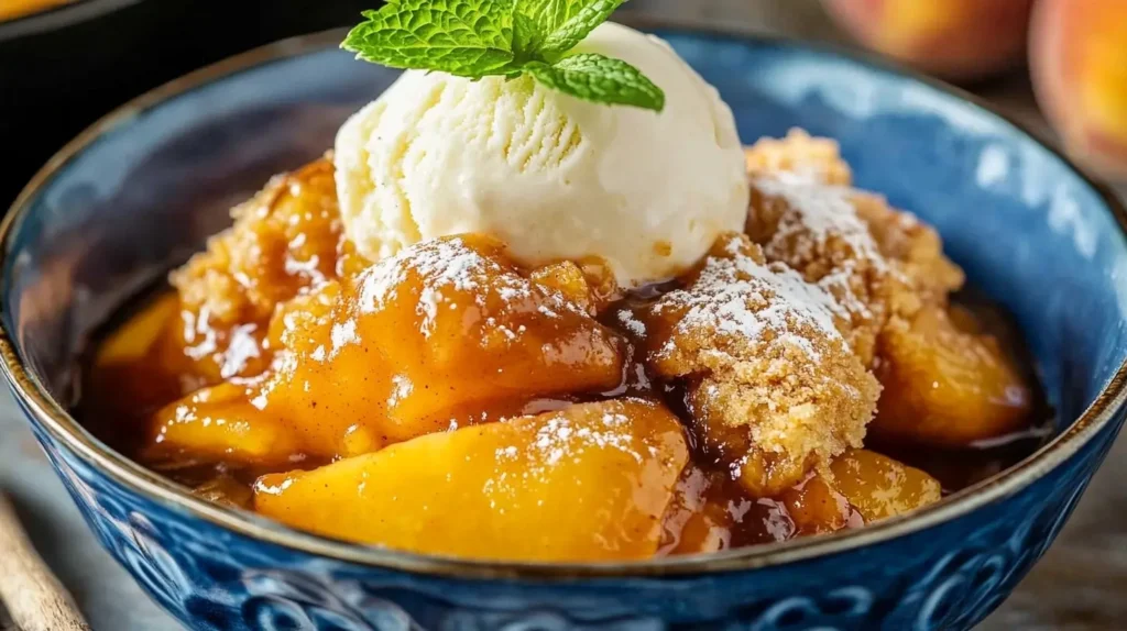 Old-Fashioned Southern Peach Cobbler
