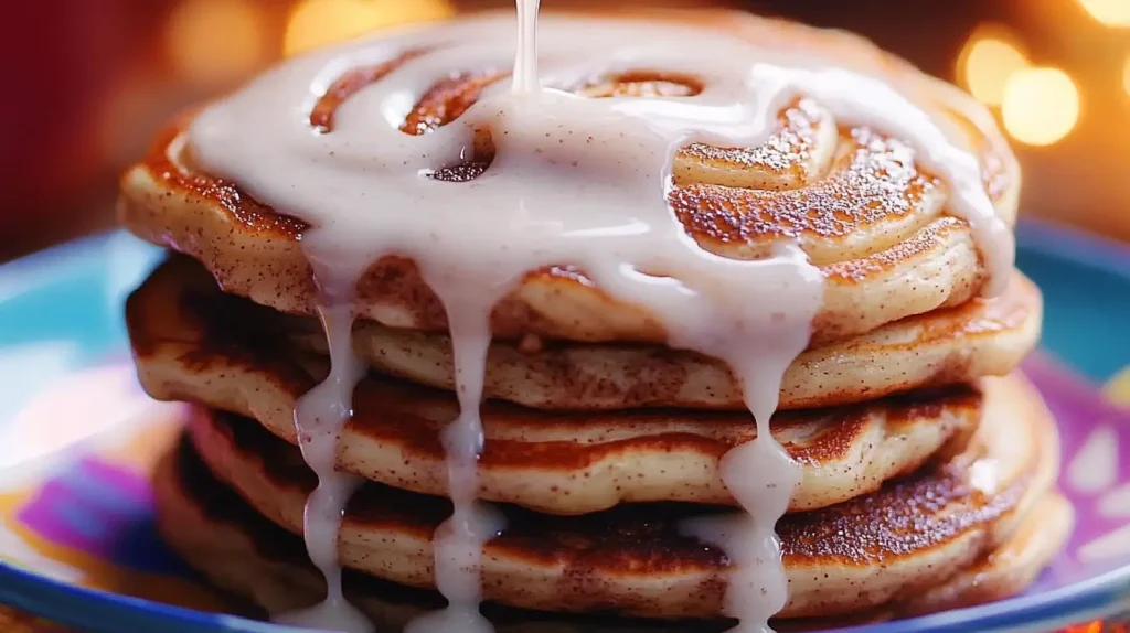 Cinnamon Roll Pancakes