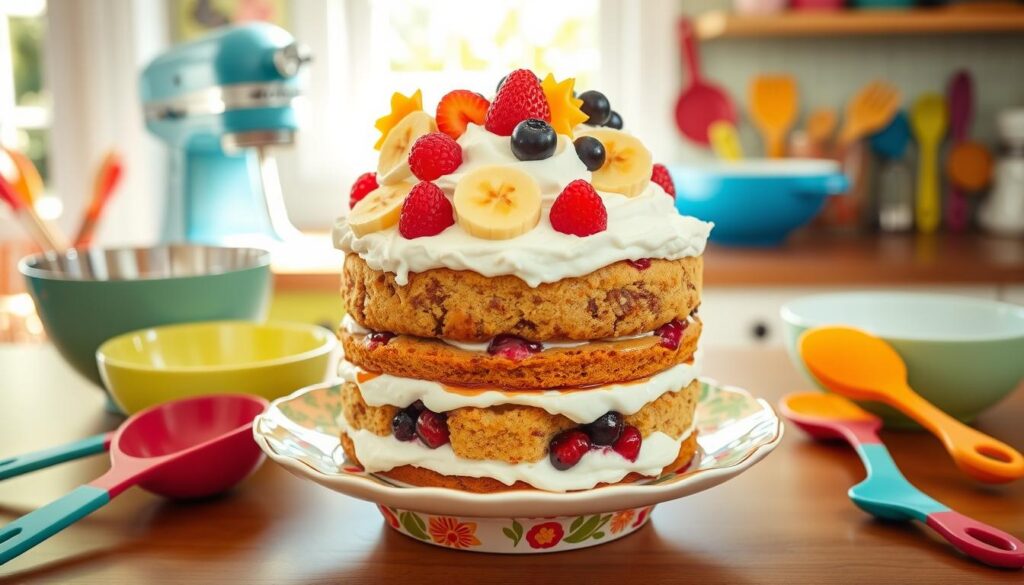 banana split cake recipe