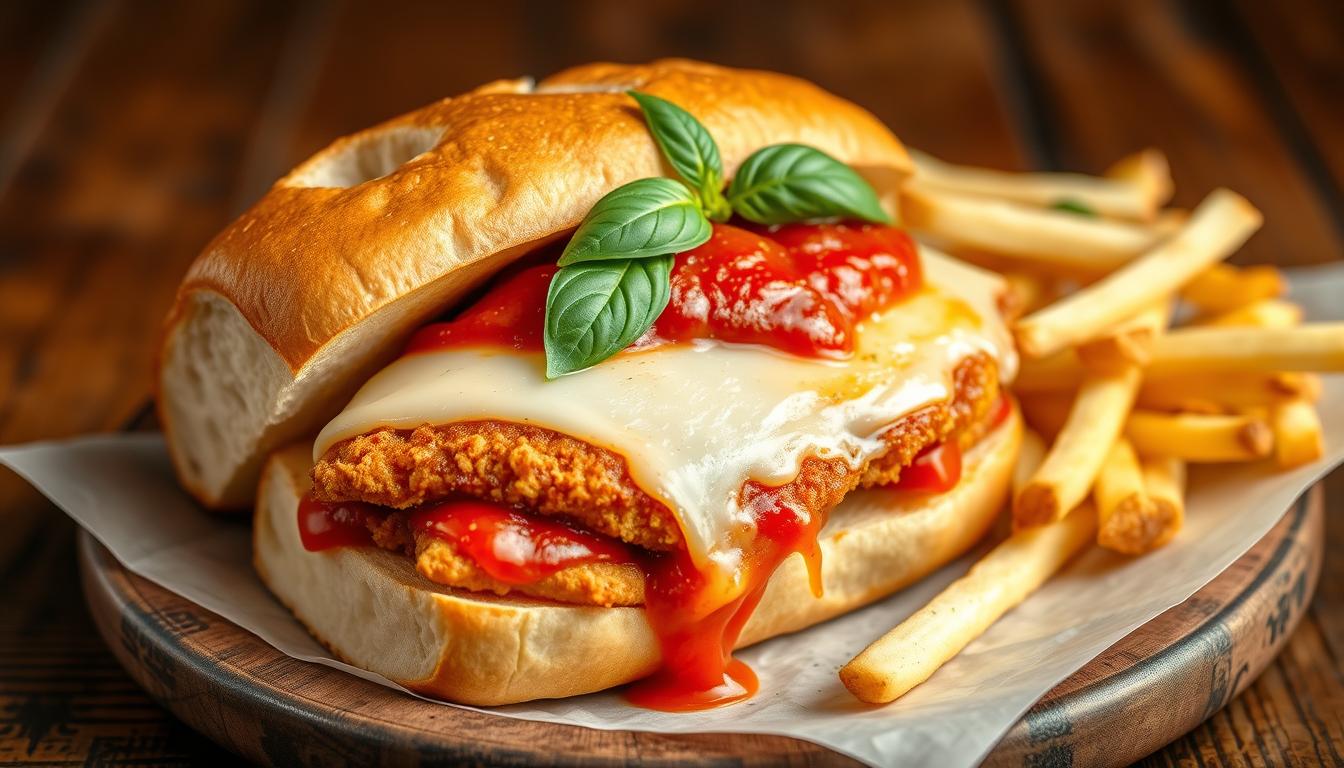 chicken parm sandwich