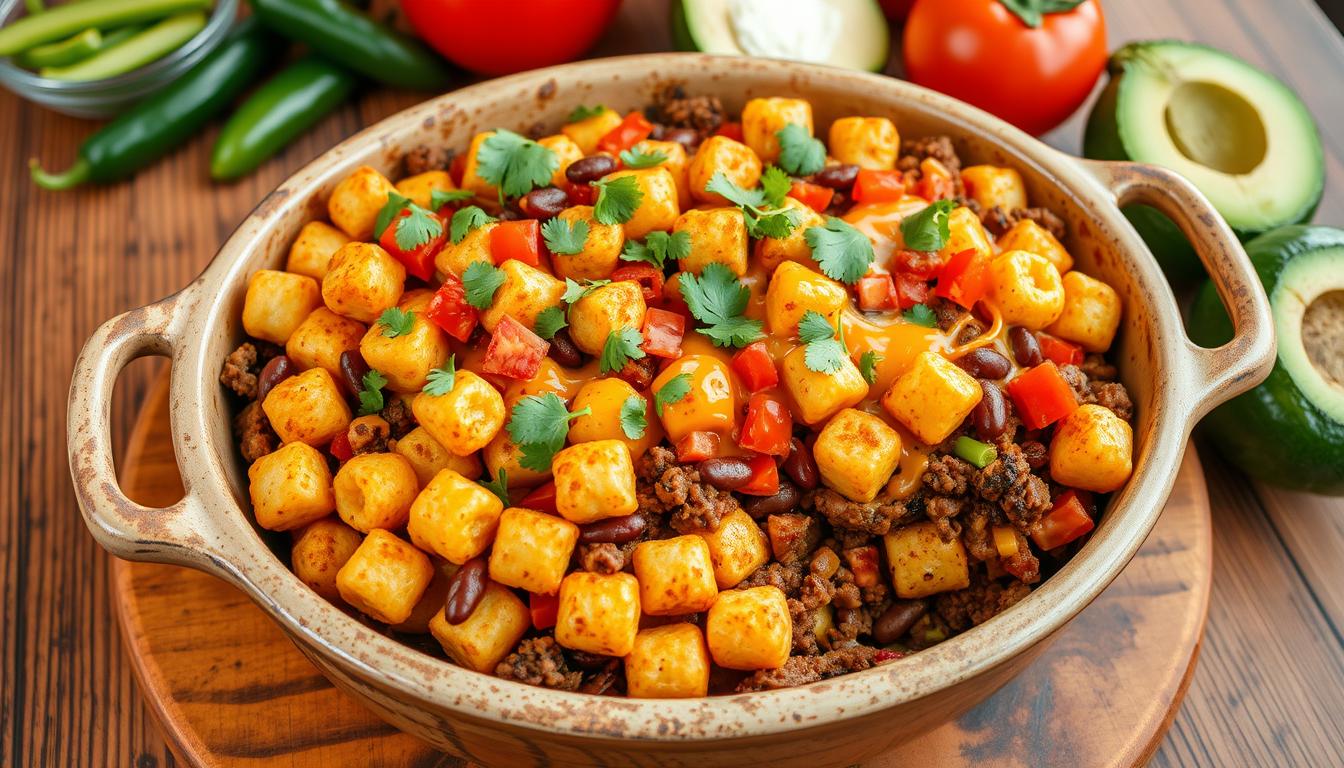 taco tater tot casserole