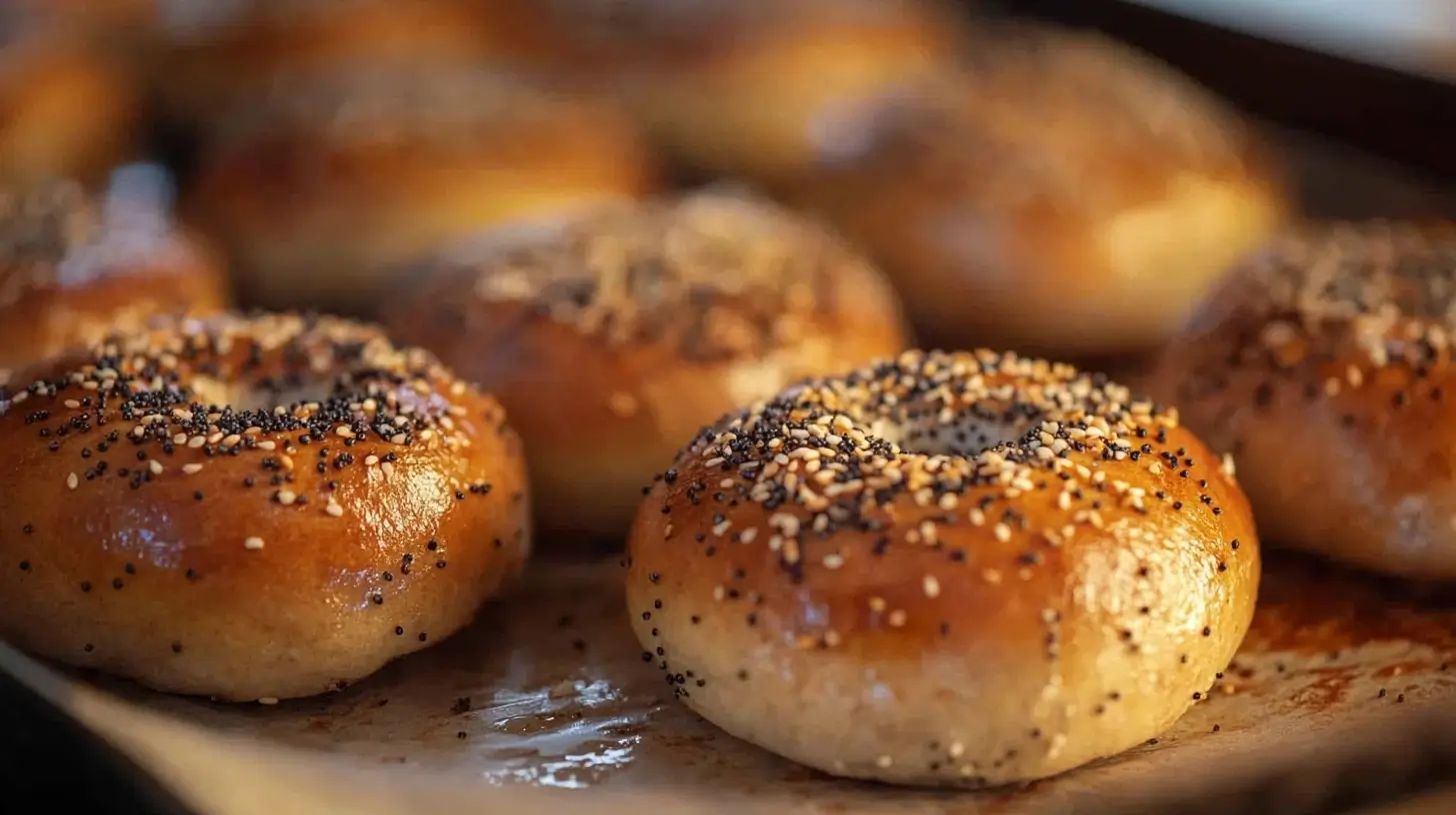 sourdough discard bagels