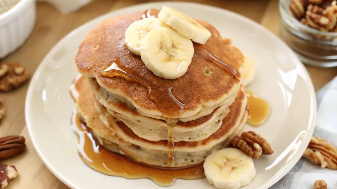 Banana Porridge Pancakes