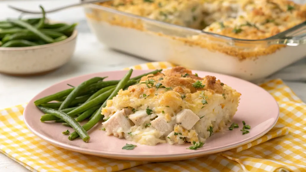 Easy Chicken Stuffing Bake