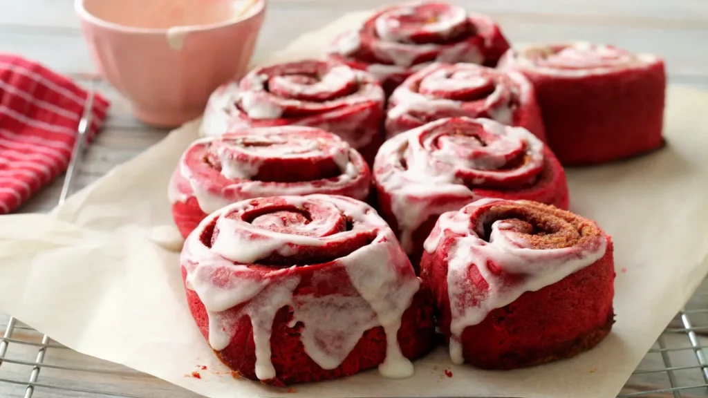 Red Velvet Cinnamon Roll