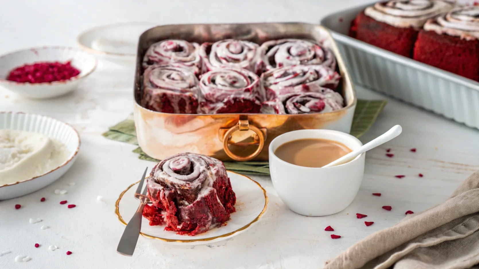 Red Velvet Cinnamon Roll