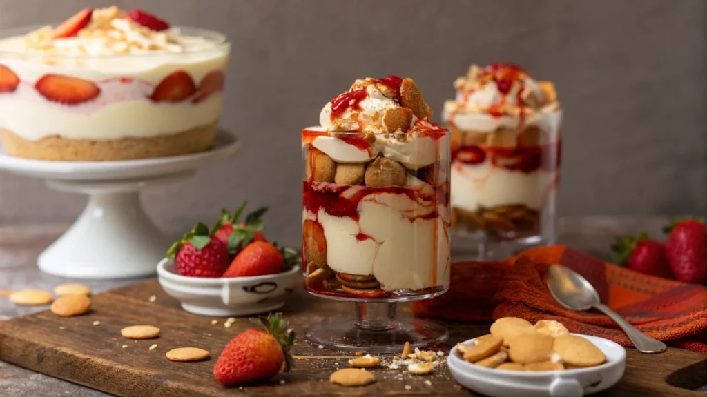 strawberry banana pudding