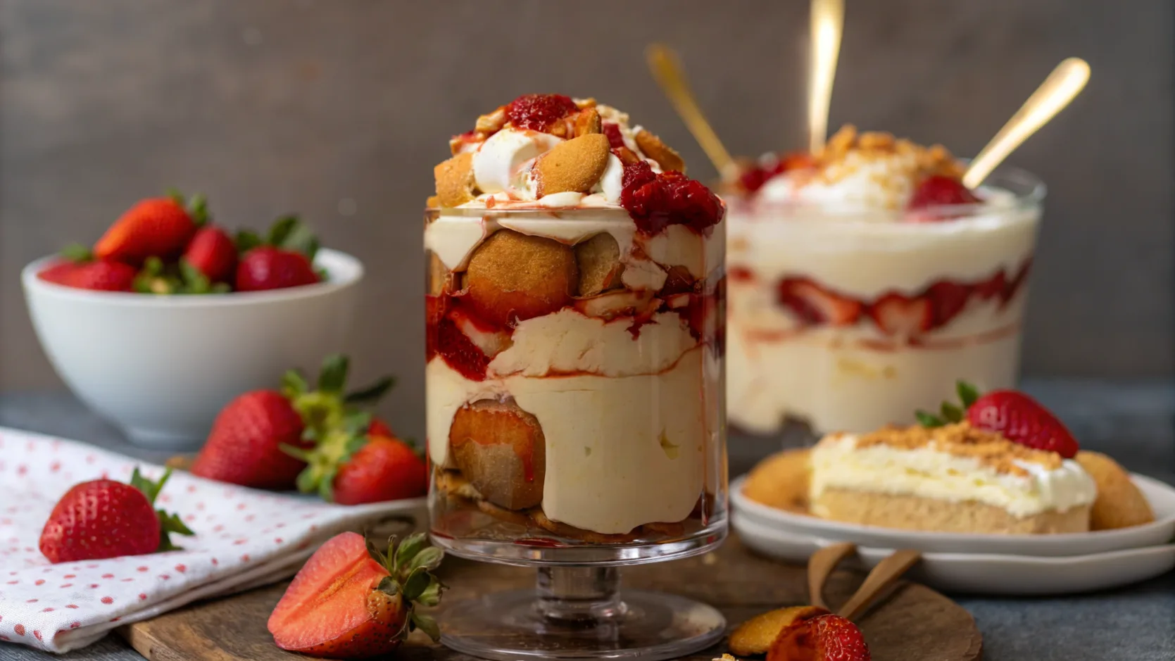 strawberry banana pudding